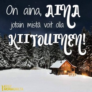 kiitollisuus